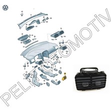 EKS Ticaret Pelitotomotiv Golf 6 Arka Konsol Havalandırma Izgarası 1K0819203 (Oem)