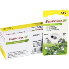 Zenipower 10 Numara Işitme Cihazı Pili 10 Paket-60 Adet Zenipower 10