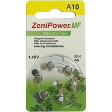 Zenipower 10 Numara Işitme Cihazı Pili 10 Paket-60 Adet Zenipower 10