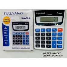 Italyano Digit Elektronik Hesap Makinesi Itl-25