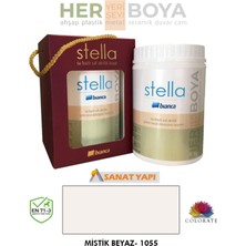 Bianca Stella Su Bazlı Saf Akrilik Boya 1lt Ral Renkler Mistik Beyaz