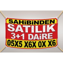 Sufi Dijital Sahibinden Satılık Branda- Afiş- Pankart 100X200CM