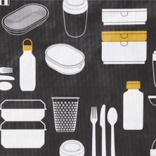 EKS Ticaret Ikea Fladdrıg Yemek Çantası Gri