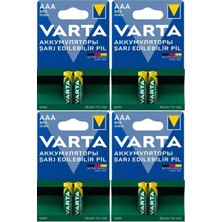 Varta READY2USE 8 Adet Şarj Edilebilir Aaa Ince Pil
