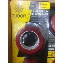 Tudor 18MM 2 Metre Vhb Akrilik Silikon Bant