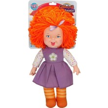 Sunman Gökkuşağı Bebekleri Lahana Saçlı Dolgu Bebek 45 cm - Turuncu