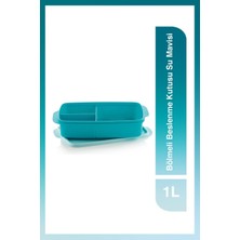 Tupperware Bölmeli Beslenme Kutusu 1l Su Mavisi