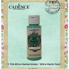 EKS Ticaret Cadence Style Matt Enamel Cam & Porselen Boyası 59 Ml. E-356 Ultramarin