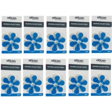 Varta Oticon NO:675 Işitme Cihazı Pili 6'lı 10 Paket 60 Pil