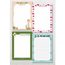 EKS Ticaret Aşktan Basım Hizmetleri Aşktan Basım 4lü Note Pad Bloknot 10X14 cm