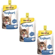 Gimcat Yoğurt Cat Milk Kalsiyumlu Sıvı Kedi Sütü 150 ml (3 Adet)