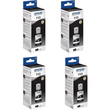 Epson 110 Ecotank M1100 4'lü Orjinal Mürekkep A-110-23 Epson 110