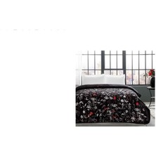 Taç Çift Kişilik Polyester Battaniye Blanca Siyah 6001