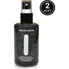 Morfose Keratinli Serum 2X75ML Parlaklık Verici Onarıcı Etki ile Tüm Saçlar için Uygun
