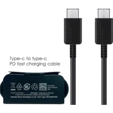 Samsung Orjinal 25W ve 45W Destekli Hızlı Type-C Usb-Şarj Kablosu (Siyah)