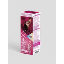 Maxx Deluxe Ready To Color Yarı Kalıcı Saç Boyası - Pembe