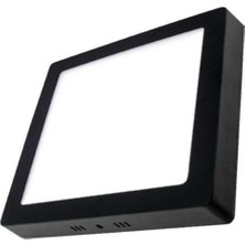 Cata Sıva Üstü Kare LED Armatür Siyah Gövde 18W 6400K Beyaz CT-5236-B