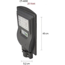 Cata 20W Solar Sokak Armatürü Beyaz Işık CT-4690