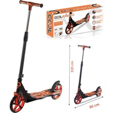 Furkan Toys Coolwheels 2 Tekerlekli Frenli Katlanabilir Scooter 12+ Yaş Turuncu Özellikli