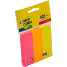 EKS Ticaret Kraf Kağıt Index 25 x 76 mm 3 Renk x 100 Syf.