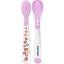 Bebedor Isıya Duyarlı 2'li Mama Kasığı Fuşya