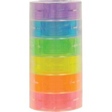 Noki 6' Lı Şeffaf Neon Renkli Bant
