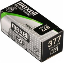 Maxell SR626SW Ag4 377 Numara Saat ve Cihaz Pili 10 Adet