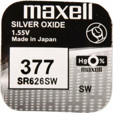 Maxell SR626SW Ag4 377 Numara Saat ve Cihaz Pili 10 Adet