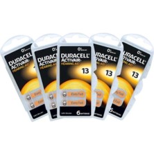 Duracell Activair 13 Numara Işitme Cihazı Pili 5'li Kart