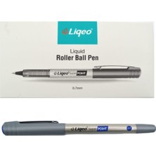 Liqeo Super Point Roller Kalem 0.7mm Mavi 12 Adet