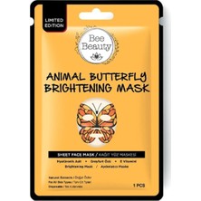 Bee Beauty Animal Kağıt Maske Butterfly Aydınlatıcı Kelebek Maske