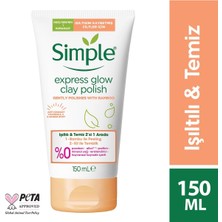 Simple Protect & Glow 2'si 1 Arada Işıltılı & Temiz Işıltısını Kaybetmiş Ciltler Için 150 ml