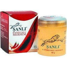 Şanlı Kapsikumlu Merhem 40 Gr Normal Ciltler İçin Etkili Ağrı Giderici İçerik