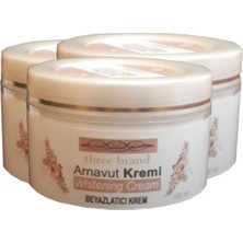 Three Brand Whitening Cream 100ML Arnavut Kremi Aklık Kremi 3 Adet