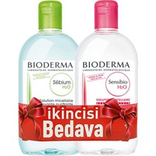 Bioderma Sebium H2O 500 ml + Sensibio H2O 500 ml