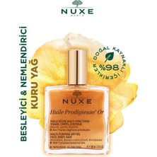 Nuxe Huile Prodigieuse Or Altın Parıltılı Yüz ve Saç Için Kuru Yağ 100 ml Huıle 3264680009778