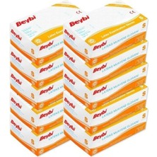 Beybi Pudralı Lateks Small Eldiven 10'Lu Paket 10 x 100
