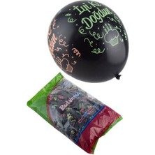 Balonevi Floresan Iyi Ki Doğdun Çepeçevre Baskılı Balon 10 Adet Floresan Çepeçevre Baskılı