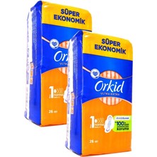 Orkid Hijyenik Ped Ultra Extra Normal 26'lı x 2 Adet