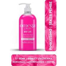 Omega Plus Bad Girl Şeker Pembesi Amonyaksız Renkli Saç Boyası 250ML