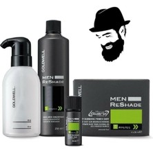 Goldwell 4ca Men Reshade Saç ve Sakal Boyası 4 x 20 ml + Oksidan Losyon 250 Mll (Siyah) Saç ve Sakal Boyası