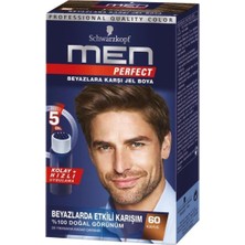 Schwarzkopf Men Perfect Schwarzkopf Men Beyaz Renk Kırıcı Saç Boyası 600 Kahve