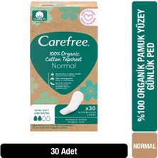 Carefree Organic Cotton Topsheet Normal Günlük Ped 30'lu Paket