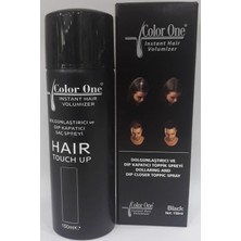 Color One Dolgunlaştırıcı ve Dip Kapatıcı Topik Saç Spreyi Siyah 150 ml