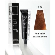 Keune Tinta Color Saç Boyası 60ML | No - 8.34 Açık Kumral Dore Bakır