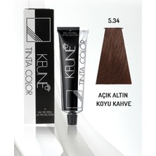 Keune Tinta Color Saç Boyası 60ML | No - 5.34 Açık Dore Bakır Kahve