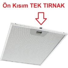 Profilo Davlumbaz Filtresi 253X300 Aspiratör Tel Filtre Ön Kısım Tek Tırnak, Arka Kısım Tırnaksız 00431222 Profilo Filtre