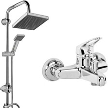 Prestij Bieney 2'li Set Mix Banyo Bataryası Robot Yağmurlama Tepe Duş Seti