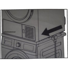 Arçelik Beko Altus Grundig Çamaşır Makinesi ile Kurutma Makinesi Kemerli Birleştirme Montaj Kiti