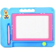 Vi Caro 2'li Set Büyük Boy Silinebilir Plastik Çocuk Yazı Çizim Resim Tahtası ve Ahşap Telefon Tablet Tutucu